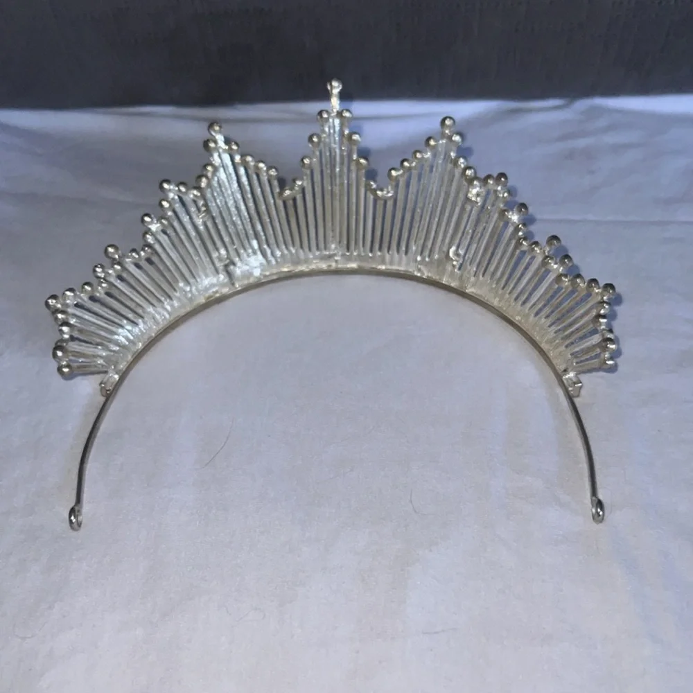 Silver Rhinestone Tiara